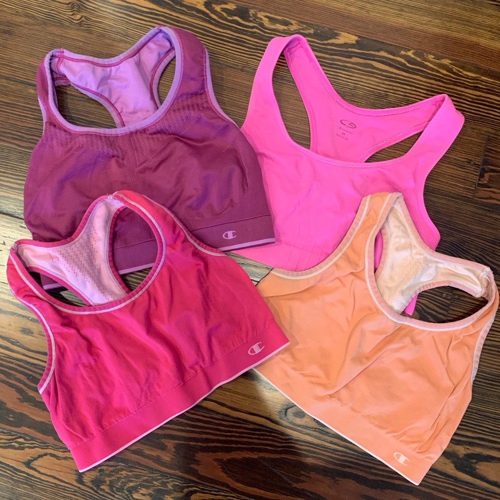 Lot of 4 Champion Sports Bras